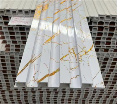 PVC Painéal Salann Marmair PVC Bambú Adhmad Snáithín WPC Boird Painéil Bhalla